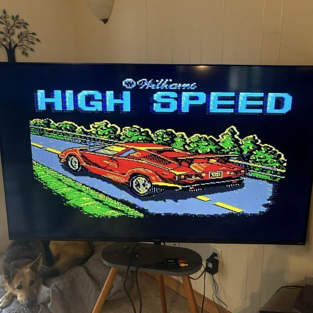 High Speed Nintendo NES‎ World’s #1 Pinball Game, Manual & dust cover Tradewest